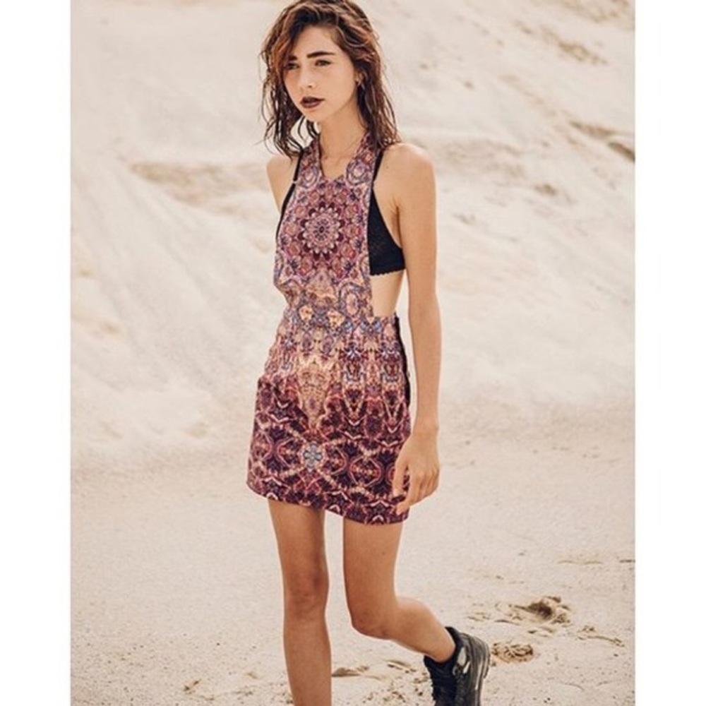 Liberated Heart pinafore overall dress